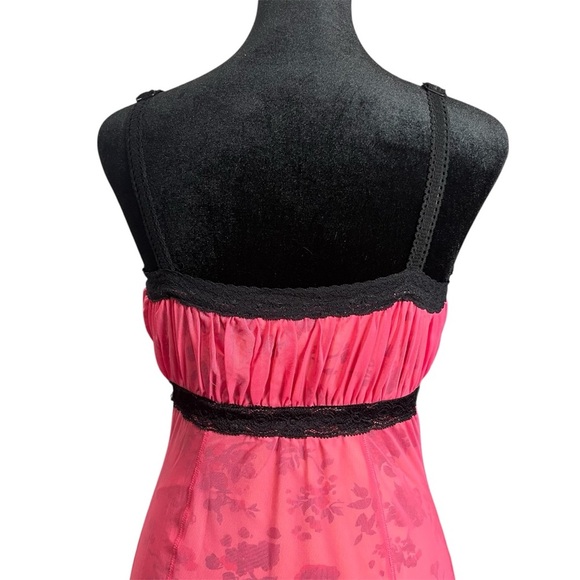 Y2K Vintage Urban Outfitters Floral Midi Babydoll Slip Dress Size Medium - Picture 3 of 10